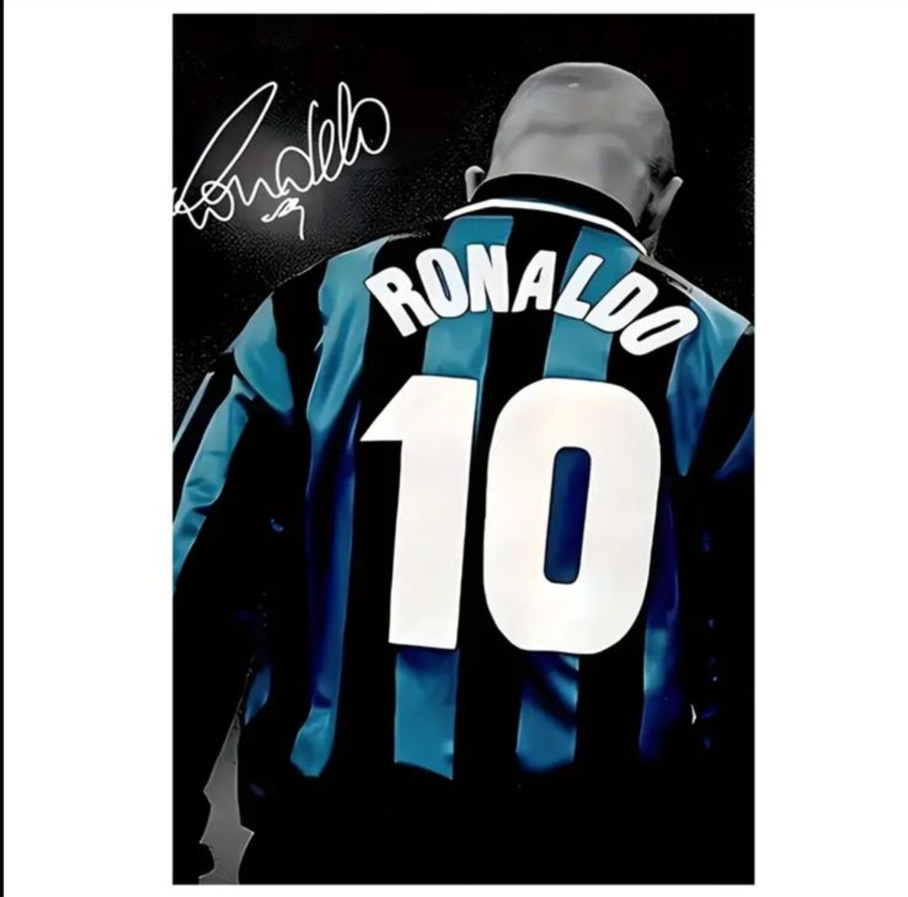 Ronaldo gesigneerde wanddecoratie ingelijst 🖼️